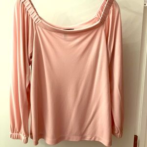 “Millennial Pink” Off the Shoulder Top